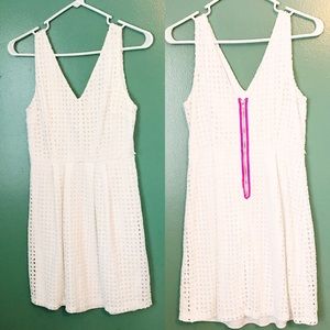 White eyelet dress size 5